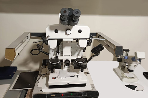 A laboratory equipped with the latest technology